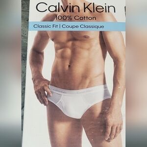 CALVIN KLEIN MEN'S SET OF TWO COTTON HIP BRIEFS NEW XL